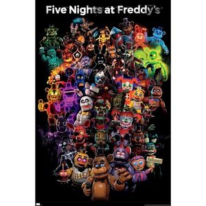 Five Nights At Freddy's Special Delivery-Collage Wall Poster